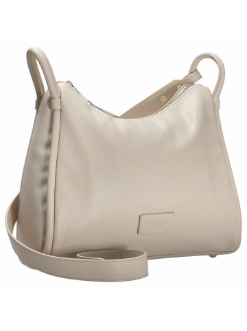 Seidenfelt Kaavi - Umhängetasche 30 cm (black/gold) in cotton beige/gold