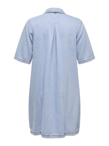 ONLY Carmakoma Kleid in Light Blue Denim
