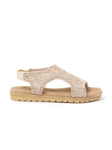 Brasileras Sandalen "Lua" in Beige