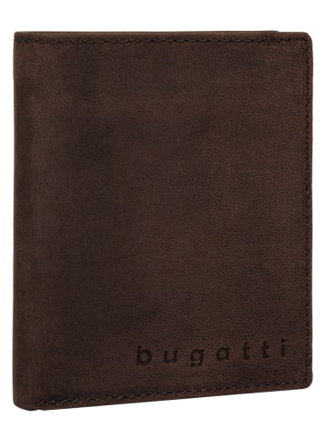 Bugatti Geldbörse LUCA echt Leder in braun