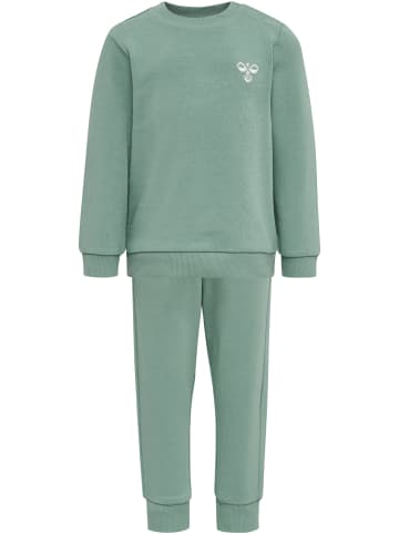 Hummel Druckknopf Sweat Anzug Hmlsanto Jungen in MINERAL BLUE