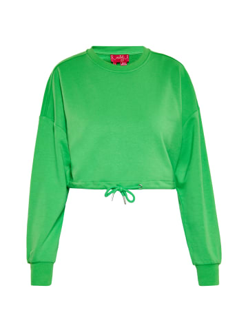 Swirly Damen Sweatshirt in GRÜN