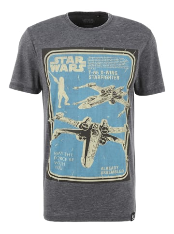 Re:Covered T-Shirt Star Wars X-Wing Assembled in dunkelgrau