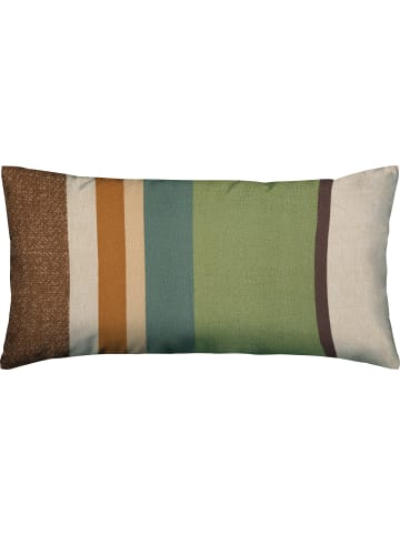 Erwin Müller Fein Biber Kissenbezug in braun-grün