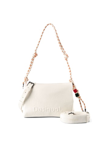 Desigual Half Schultertasche 23.5 cm in white