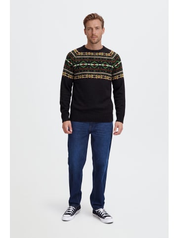 BLEND Strickpullover BHNilas XMAS in Nachtschwarz