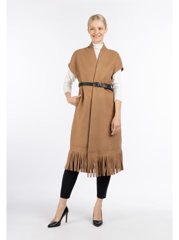 DreiMaster Klassik Damen Weste in Camel
