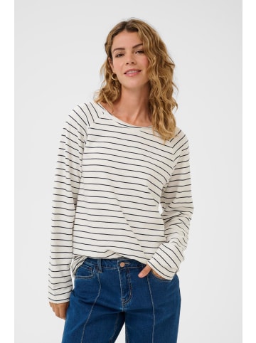 Cream Langarm-Shirt CRVerma Loose fit in Whisper Navy Stripe