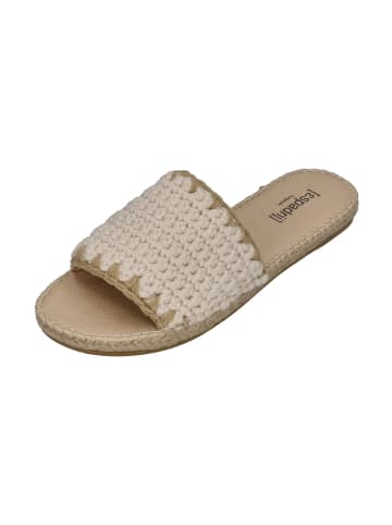 Espadrij l'orginale Pantoletten PLAGE CHROCHET  in natur