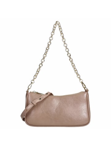 Seidenfelt Skals - Abendtasche 24 cm in almond/gold