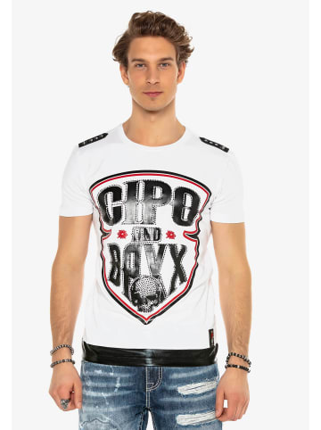 Cipo & Baxx T-Shirt in Weiss