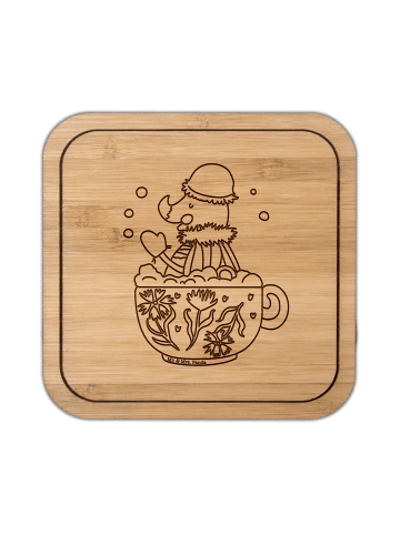 Mr. & Mrs. Panda Tischuntersetzer Nachtfalter Schaumbad ohne Spruch in Transparent