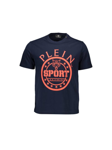 Plein Sport Blau Baumwolle Herren T-Shirt