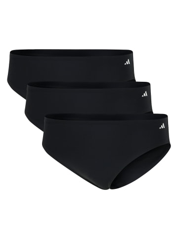 adidas 3er Pack Bikinislip Active Light Flex in Schwarz