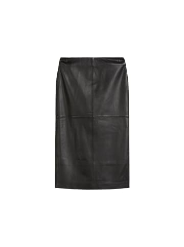 Marc O'Polo Lederrock regular in Schwarz