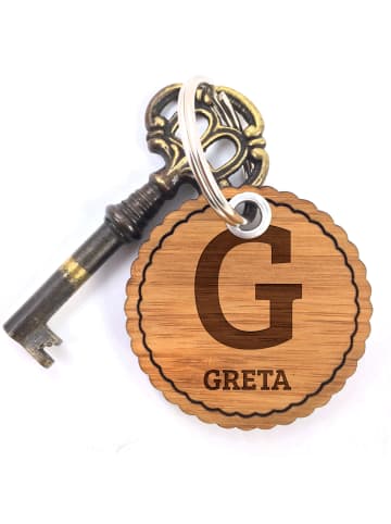 Mr. & Mrs. Panda Taschenanhänger Greta mit Spruch in Braun