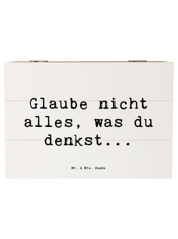 Mr. & Mrs. Panda Box Spruch Selbstvertrauen und Klarheit mit Spruch in Weiß