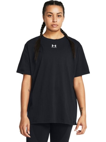 Under Armour Shirt "Campus Oversize Short Sleeve" in Schwarz