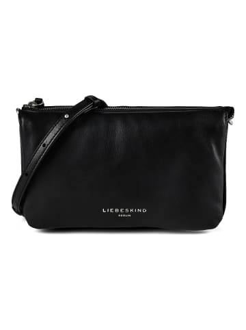 LIEBESKIND BERLIN Umhängetasche S Leder 24.5 cm in black