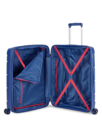 MODO by roncato Starlight 3.0 - 4-Rollen-Trolley M 66 cm erw. (black) in dark blue