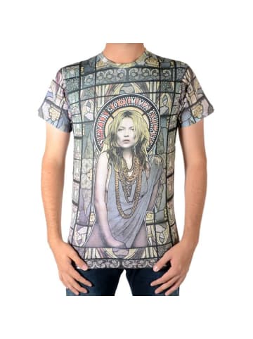 Eleven Paris T-Shirt Rosse M Olcara Print Grau