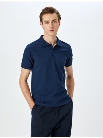 KOTON TSHIRT SS POLO in Marineblau