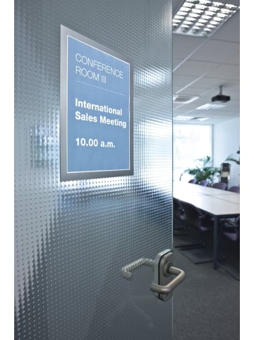 Durable Magnetrahmen Duraframe Retail selbstklebend A3 silber