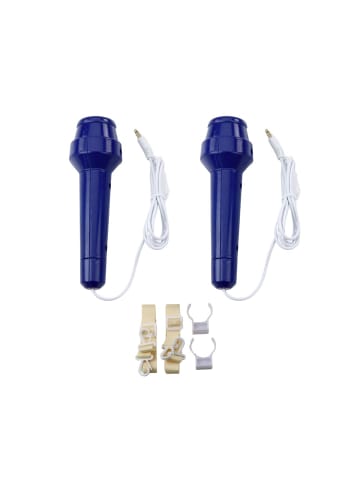 Wisam® Karaoke-Set Zwei Mikrofone Bluetooth-Lautsprecher