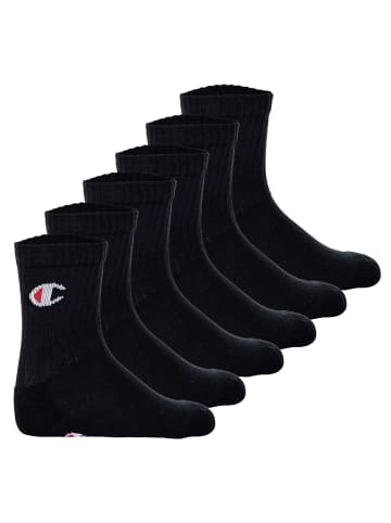 Champion Socken 6er Pack in Schwarz