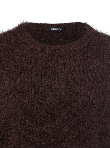 Olsen Strickpullover in schoko - 0001