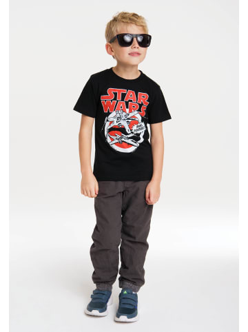 Logoshirt T-Shirt X-Wings in schwarz