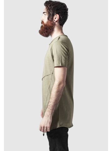 Urban Classics Long Tees in lightolive