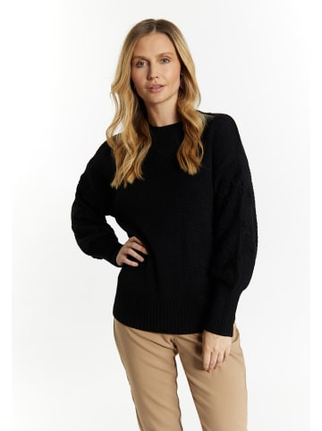 Usha Damen Strickpullover in Schwarz