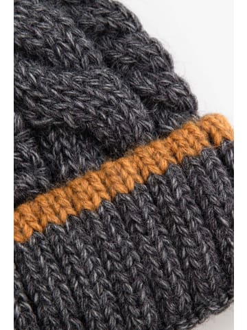 Coccodrillo Wintermütze mit Pompon in schwarzgrau