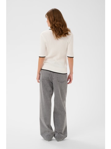 Soaked in Luxury Strickjacke SLSpina Gerade Passform in Broken White