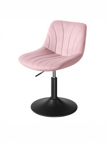 VASAGLE Barhocker Tyra in Rosa - (B)46.5 x (H)(65.5-77.5) x (T)43 cm