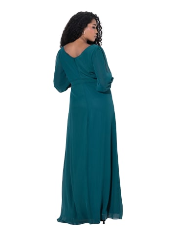 Ulla Popken Midikleid in petrolgrün