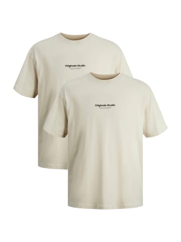 Jack & Jones T-Shirt Jorvesterbro in Moonbeam