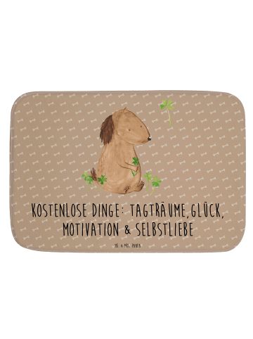 Mr. & Mrs. Panda badezimmer läufer Hund Kleeblatt mit Spruch in Hundeglück