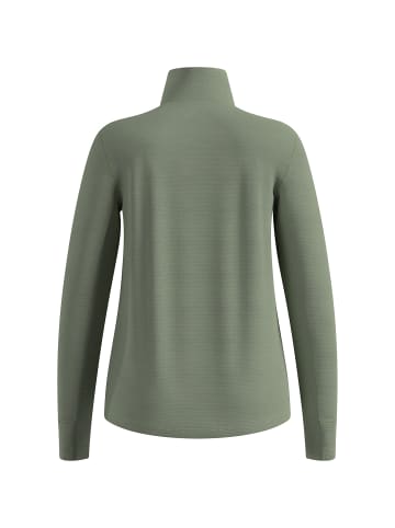 Odlo Longsleeve GRID FLEECE in Dunkelgrau0387
