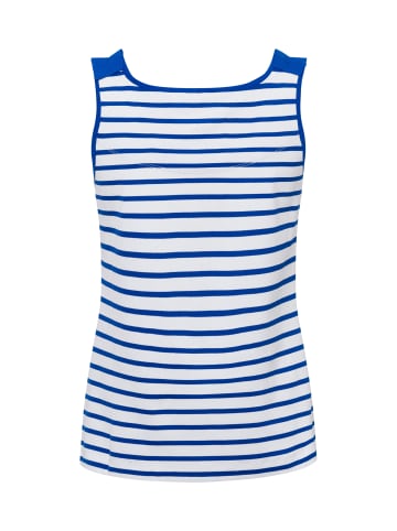 MARC CAIN COLLECTIONS Top in indigo weiß - 0001