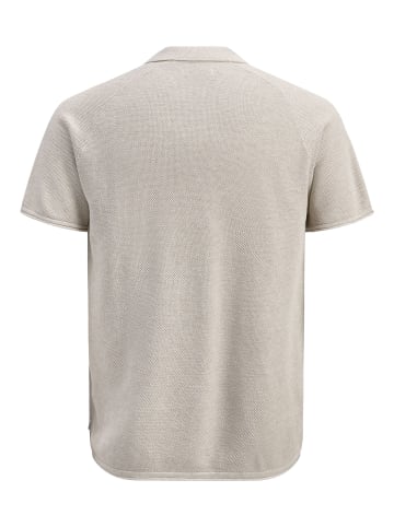 Jack & Jones Gestricktes T-Shirt in Oatmeal