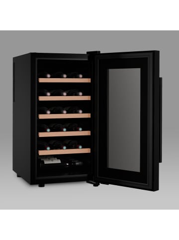 Les Petits Champs Weinkühlschrank 18 Flaschen CAVCB18 Schwarz Energieklasse G