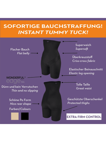 MISS PERFECT Shapewear Tummy Tux Hoher Slip mit Bein in Haut