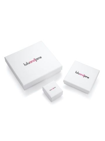 Lulu & Jane Armband Feder Metall-Legierung verziert mit Kristallen von Swarovski® in roségold