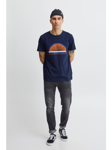 BLEND T-Shirt BHTee - 20715022  T-Shirt mit Logoprint in Blau