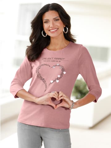 Sieh an! 3/4-Arm-Shirt in hortensie-schwarz