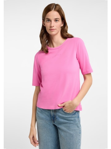 ELBSAND T-Shirt Siva in Magenta Sky