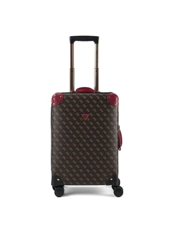 Guess Latona 4 Rollen Kabinentrolley 52 cm in brown logo