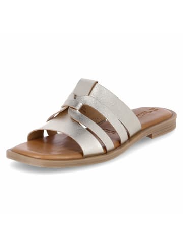 Tamaris Pantoletten in gold